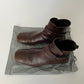 Prada Brown Leather Belted Boots FW 2011 - 44 EU