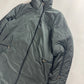 Prada Linea Rossa Long Dark Green Asymmetric Zipper Puffer Jacket FW 1999 - S