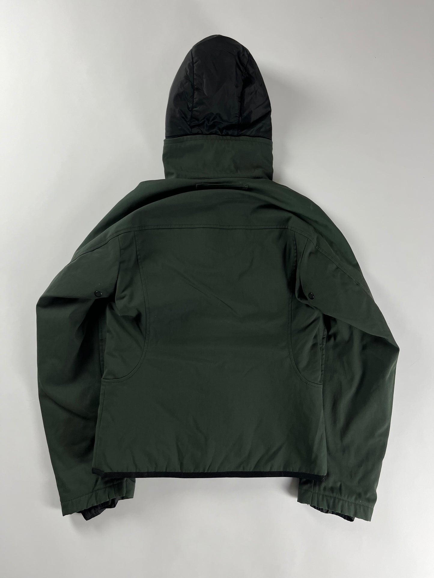 Prada Linea Rossa Technical Khaki Shell Nylon Jacket 2000s - S