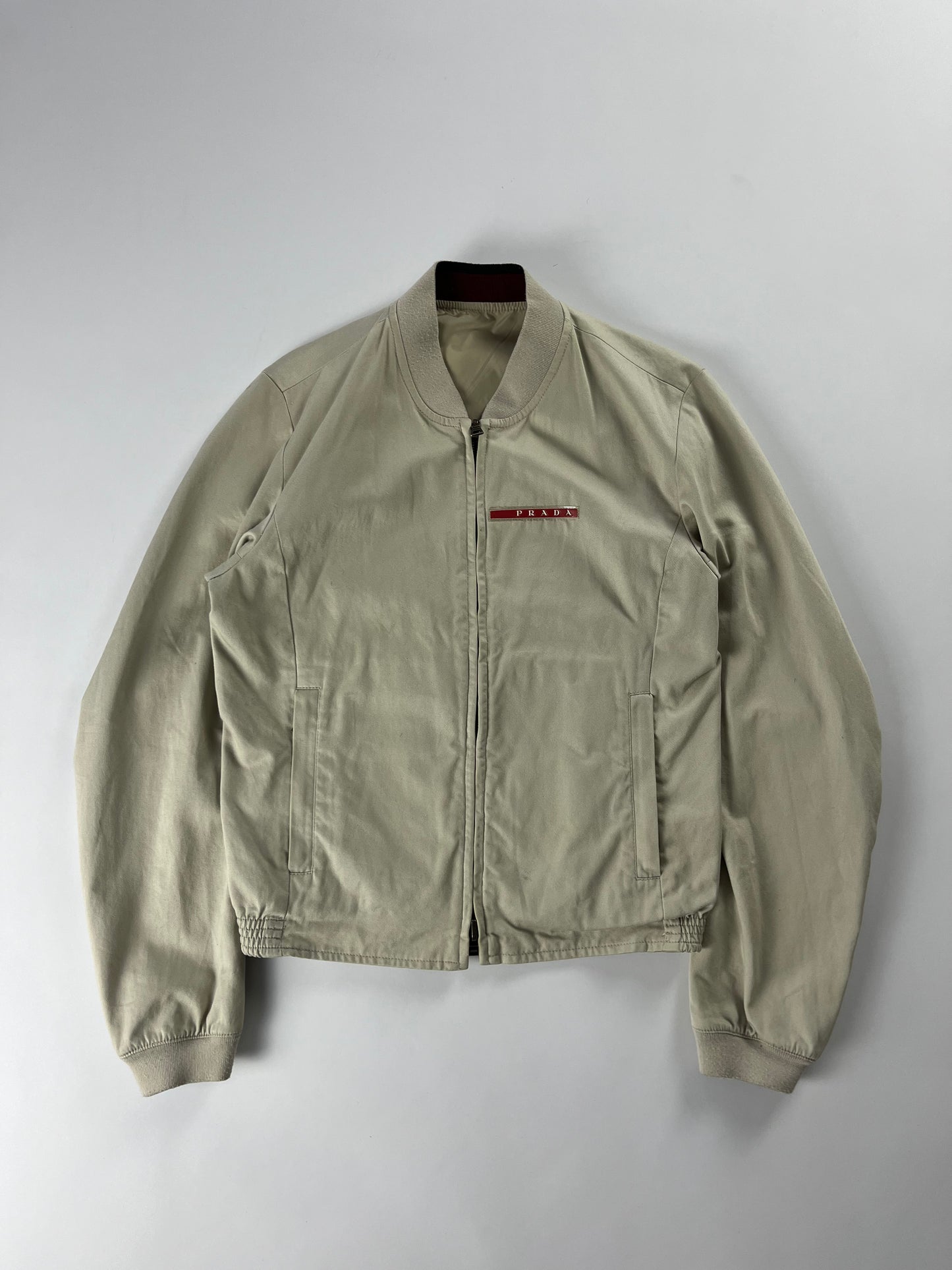 Prada Linea Rossa Reversible Bomber Jacket Challenge 2003 - S