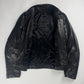 Gucci Tom Ford Dark Single Rider Stitched Panels Leather Jacket 2000s - M