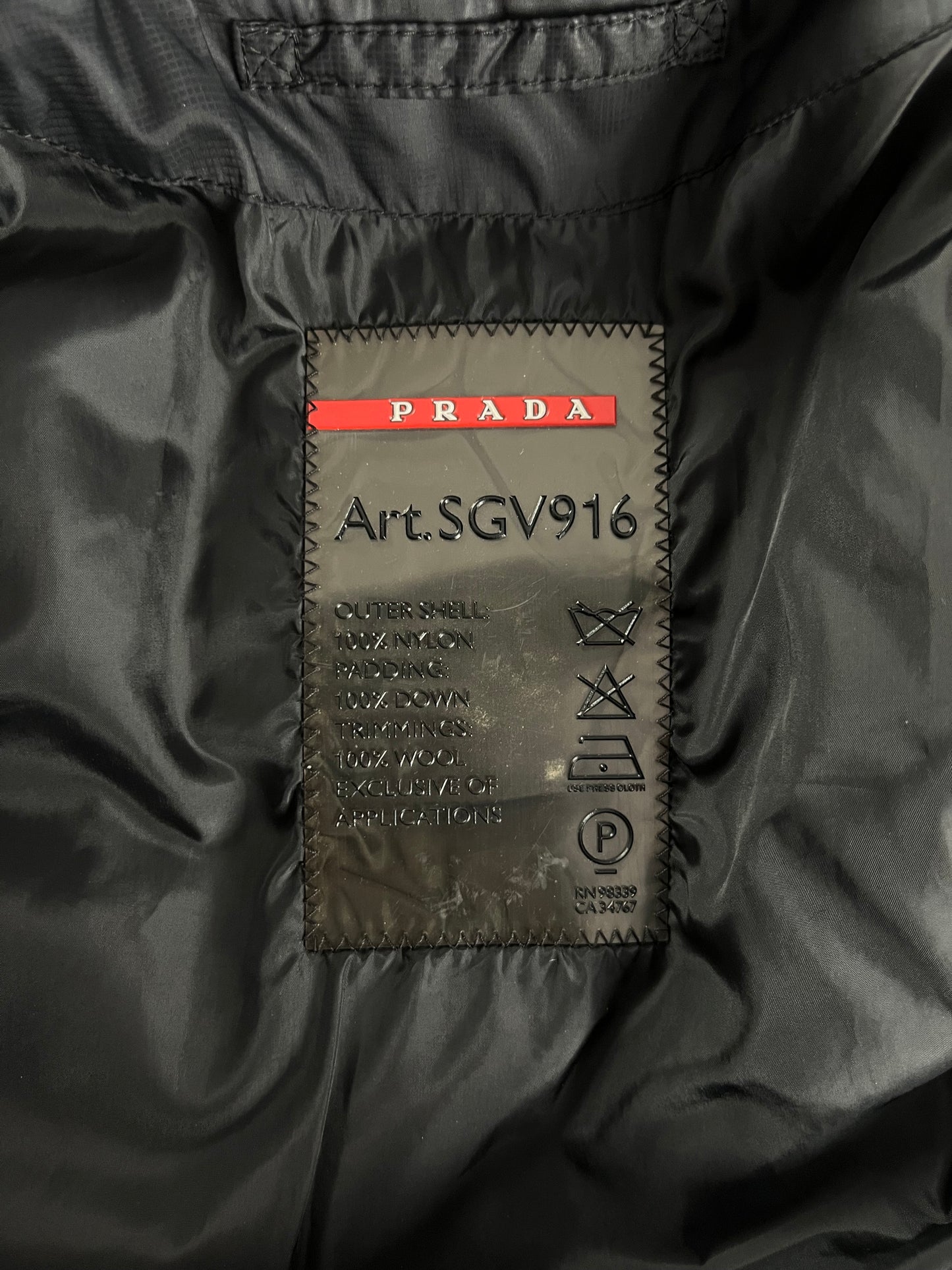 Prada Nylon Puffer Down Jacket FW 2007 - M