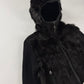 Prada Hooded Kid Fur Balaclava Wool Belted Jacket FW 1999 - S