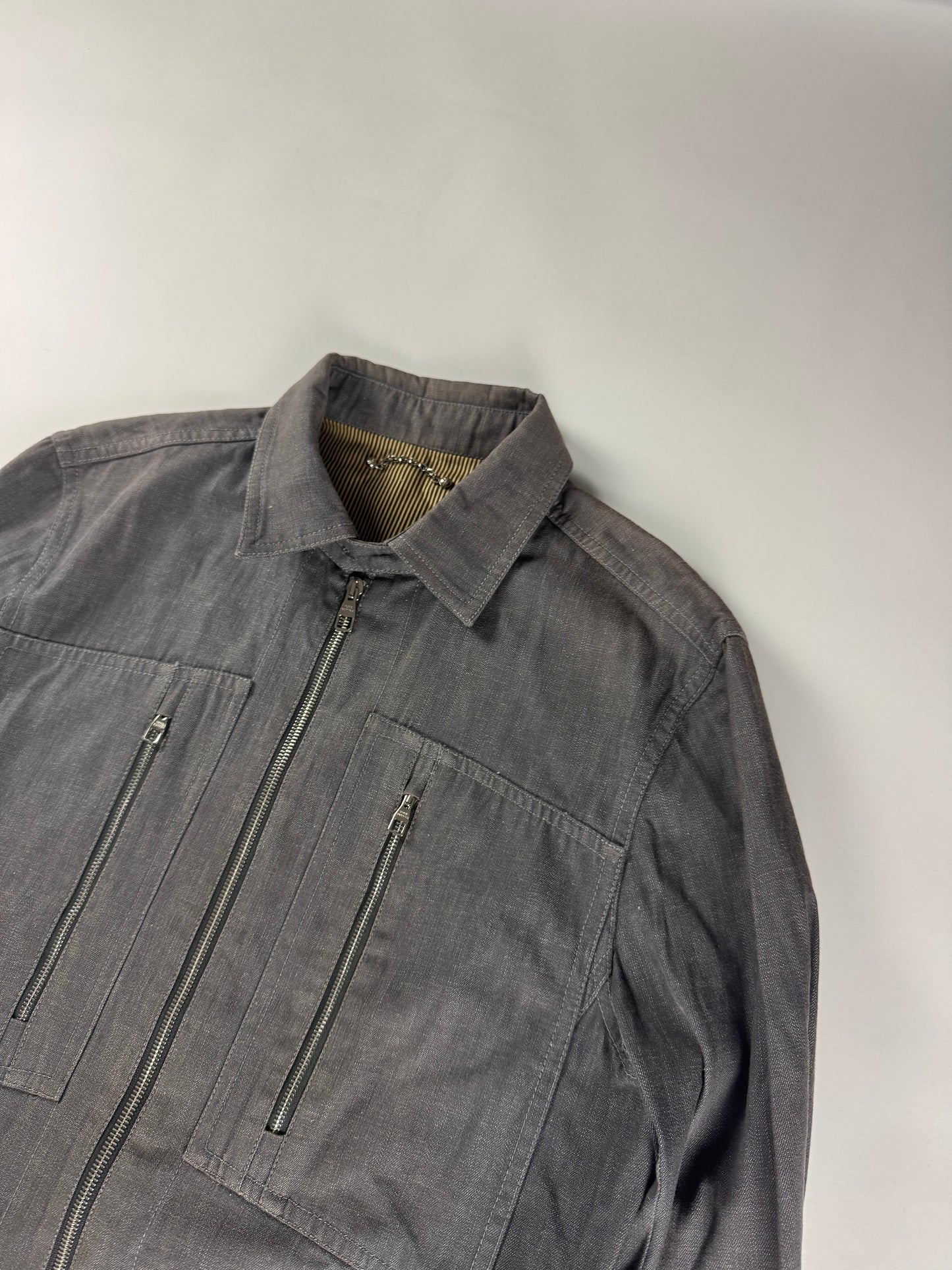 Louis Vuitton Full Zip Denim Trucker Jacket 2000s - L