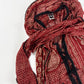 Jean Paul Gaultier Paisley Native Tribal Tattoo Oriental Mesh Blouse Top 1990s - L