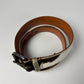 Miu Miu Cow Style Pony Hair Belt 2000s - 85 CM