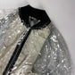 Comme des Garçons BLACK Clear PVC Transparent Polka Dot Lining Black Ribbed Trim Bomber Jacket 2020s - M
