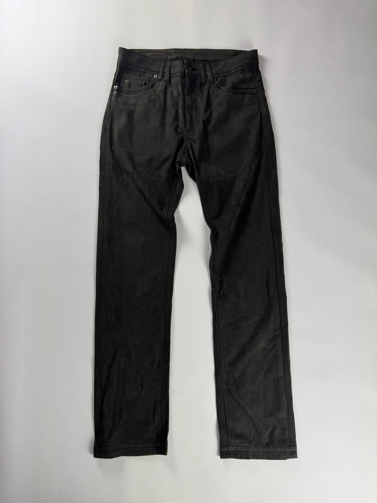 Y/Project Sample Dark Grey Suede Pants SS 2019 - S