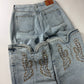 Y/Project Maxi Cowboy Cuff Blue Denim Pants SS 2023 - 32 US