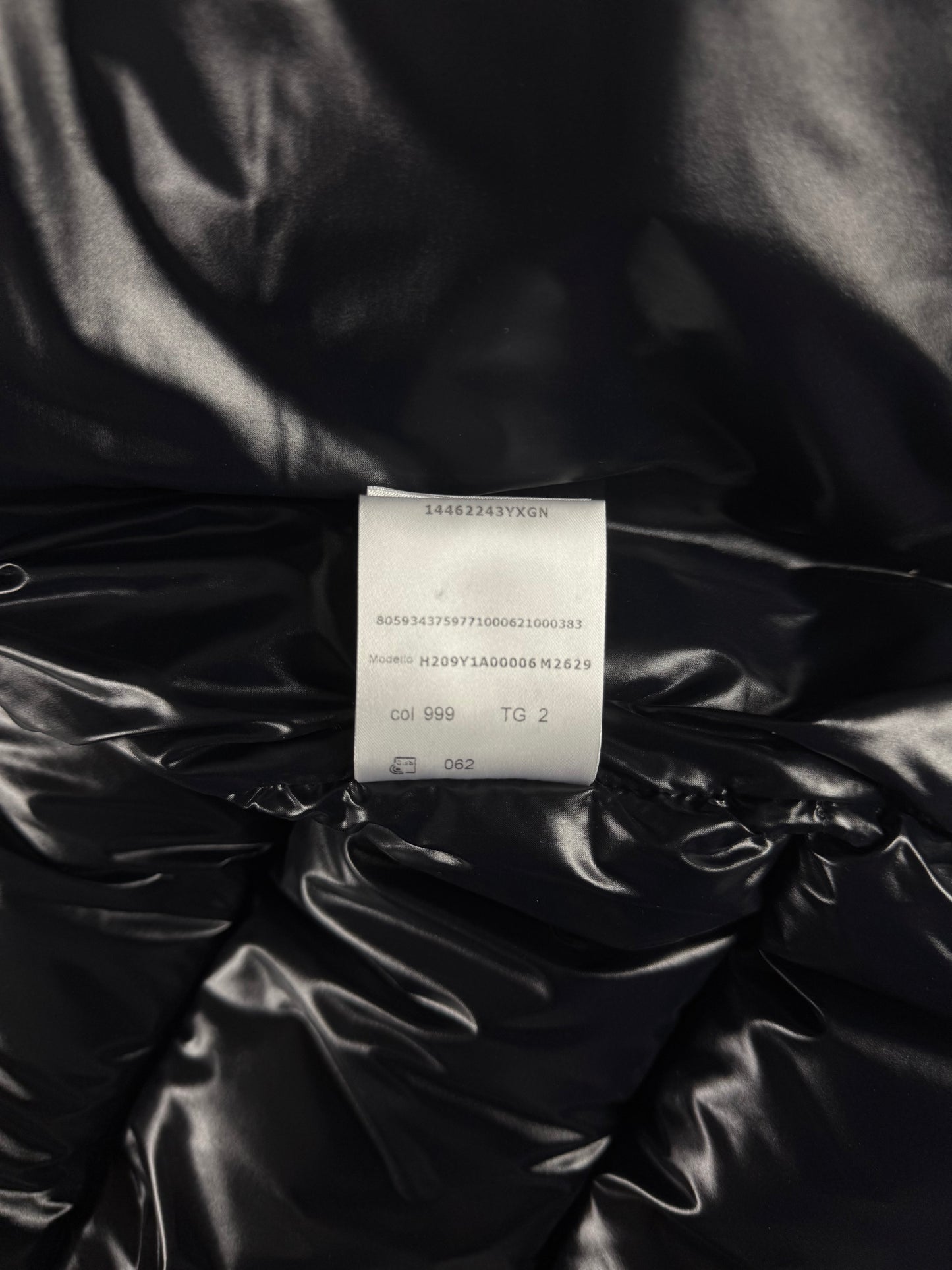 Moncler 6 1017 Alyx Studio 9SM Alman Puffer Lamb Leather Jacket FW 2022 - M