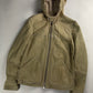Louis Vuitton Cream Shearling Leather Full Zip Hooded Jacket FW 2006 - M