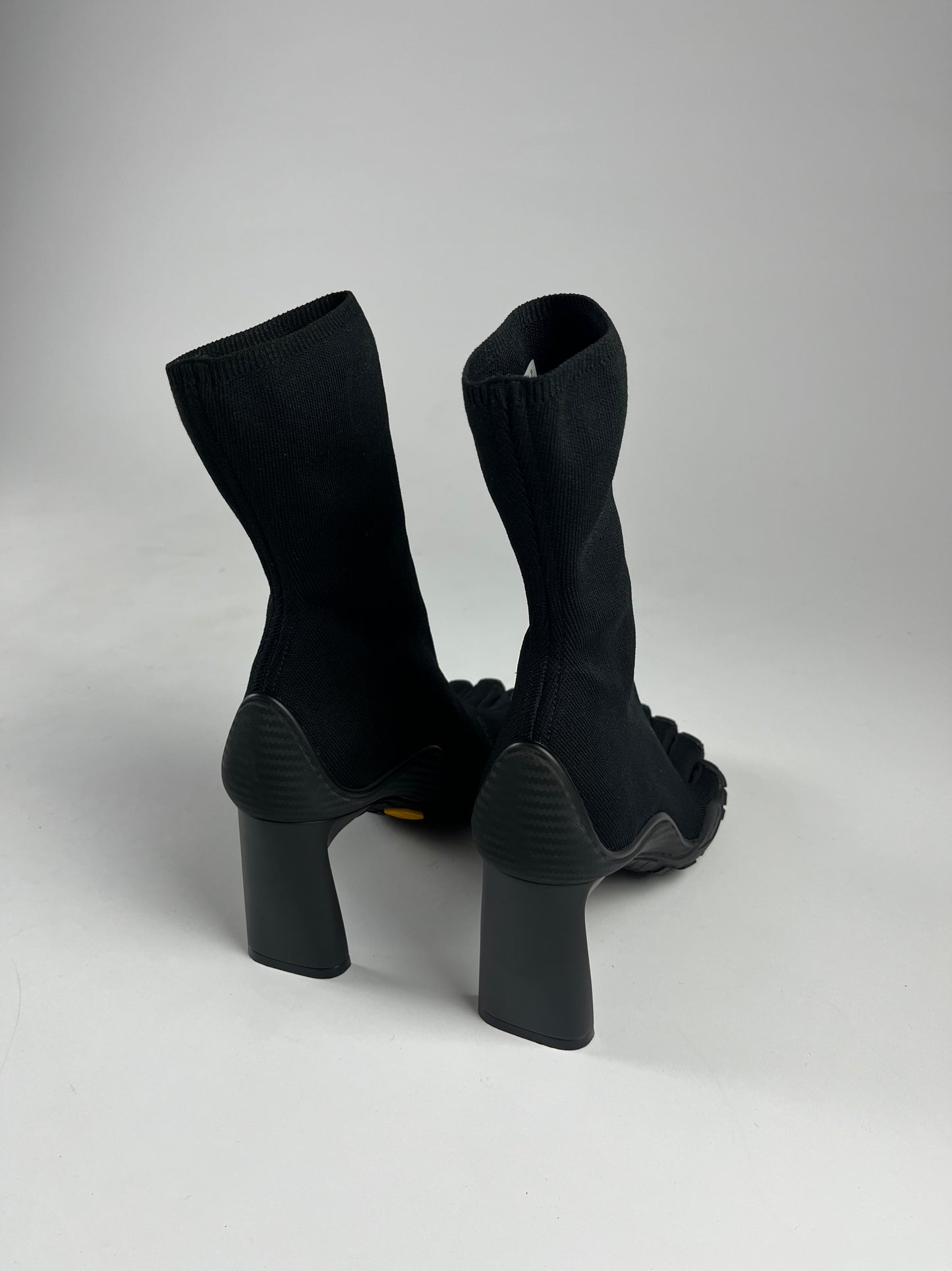 Balenciaga Vibram Black Heeled FiveFingers Toe Boots FW 2020 - 37 EU