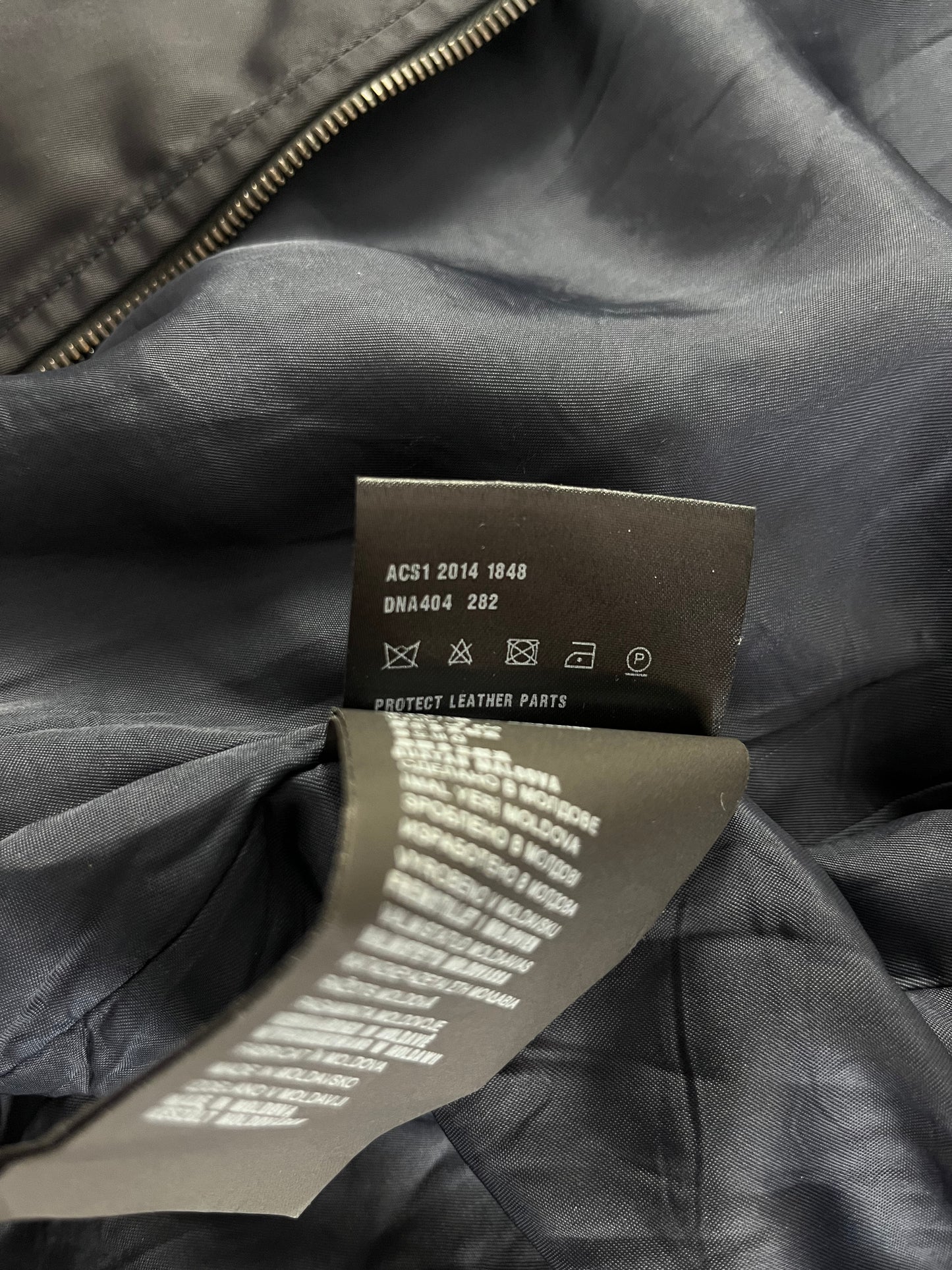Prada Marine Double Zip Trucker Jacket FW 2014 - M