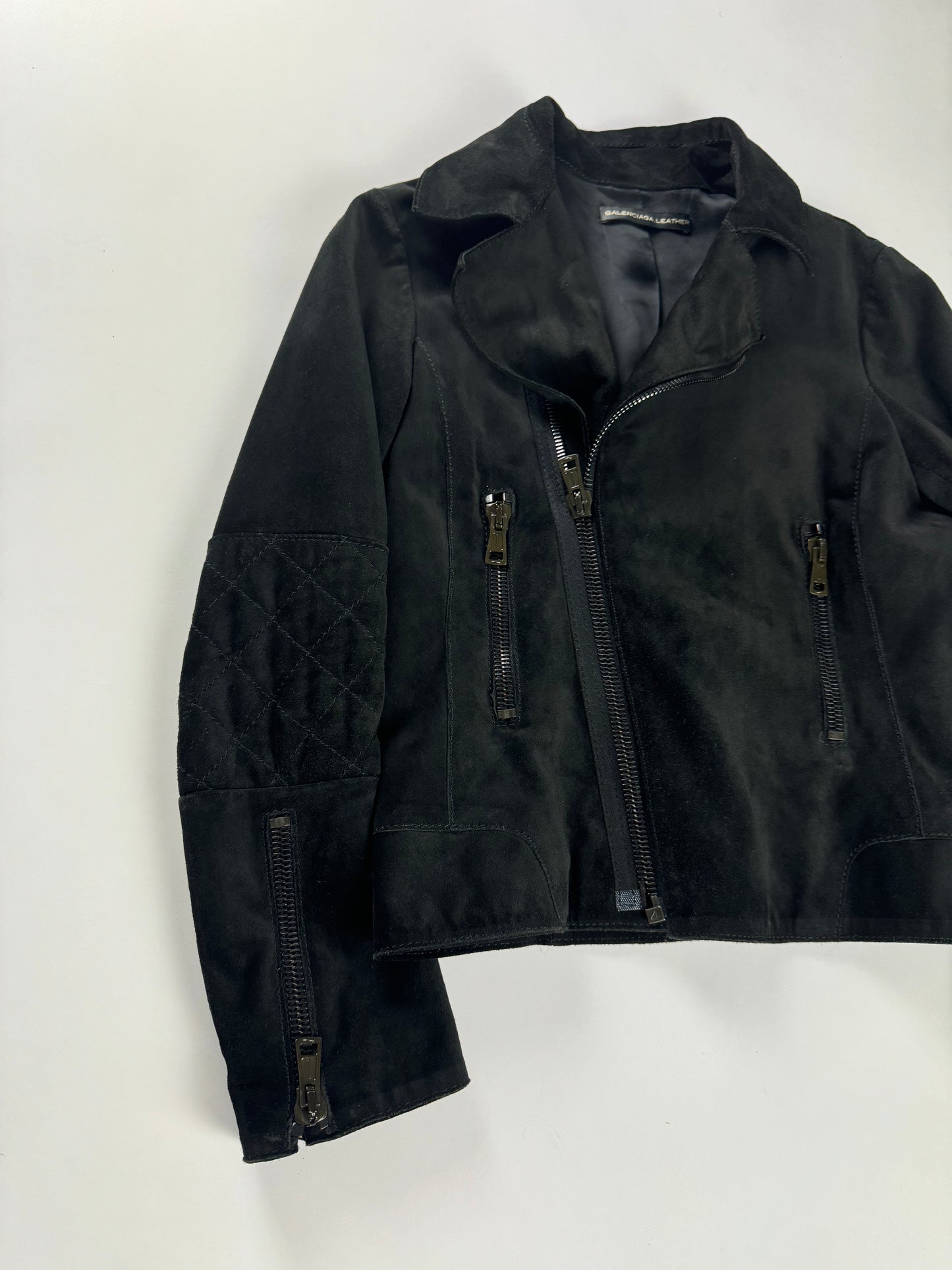 Balenciaga Dark Leather Perfecto Biker Jacket SS 2008 - XS