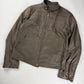 Louis Vuitton Brown Damier Quilted Gold Detail Racer Jacket FW 2007 - L