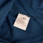 Louis Vuitton Sample Royal Blue Cotton Attached Silver Chain Neckline Detail Tee Shirt 2010s - M