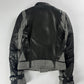 Balenciaga Leather Sleeves Peplum Jacket FW 2002 - S