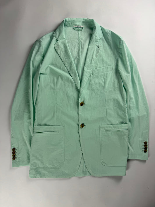 Hermès Sample Pastel Mint Green Lightweight Blazer SS 2019 - L