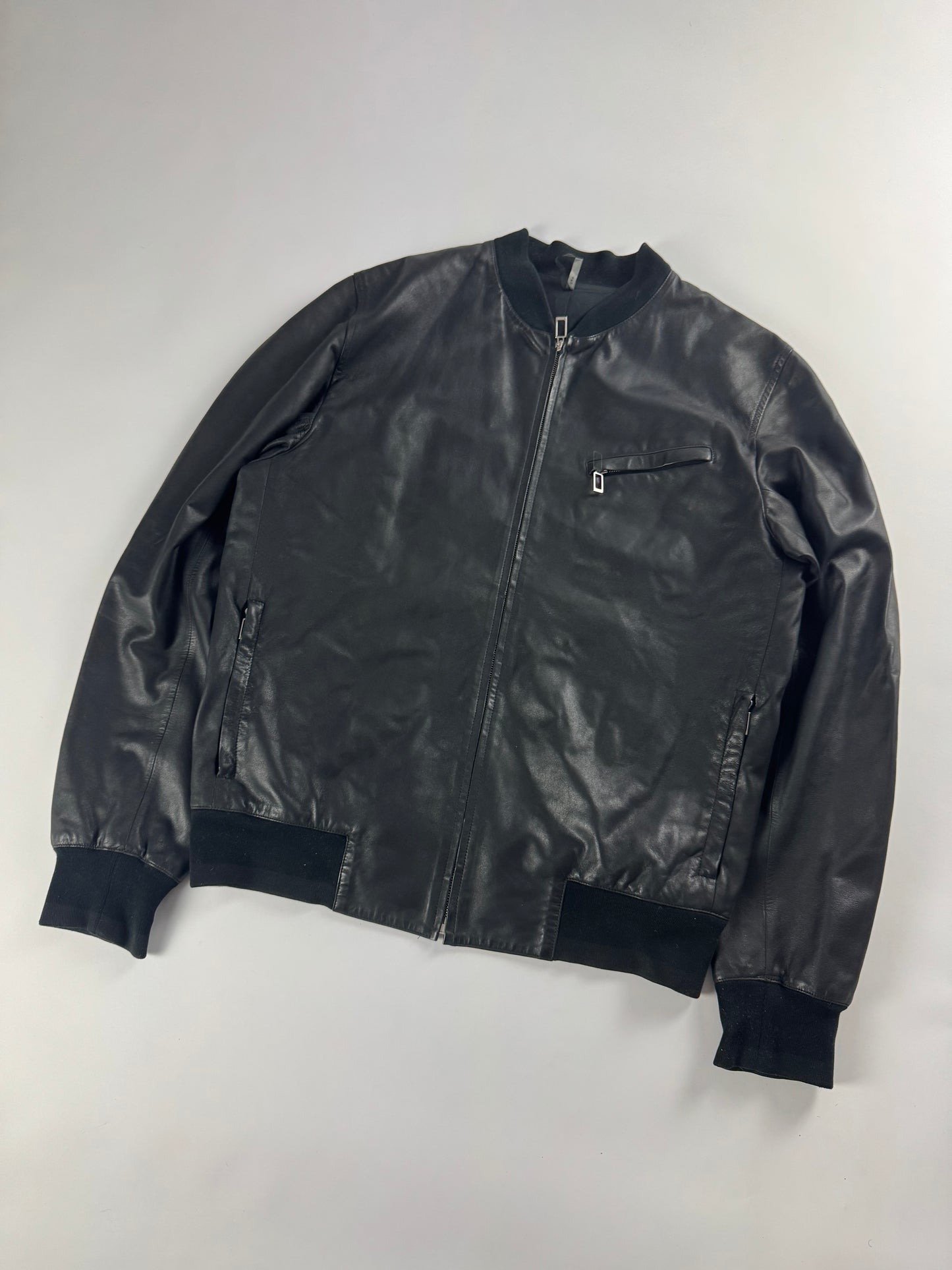 Dior Homme Premium Lamb Leather Bomber Jacket SS 2013 - M