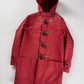 Dior Homme Kris Van Assche Red Military Duffle Coat Pre Fall 2014 - S