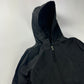 Prada Blackout Double Zip Windbreaker Jacket 2000s - S