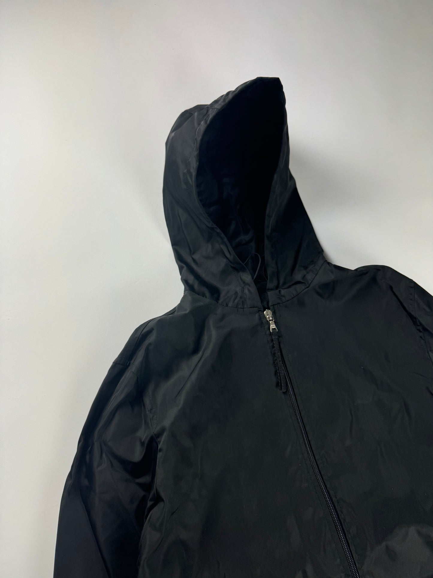Prada Blackout Double Zip Windbreaker Jacket 2000s - S