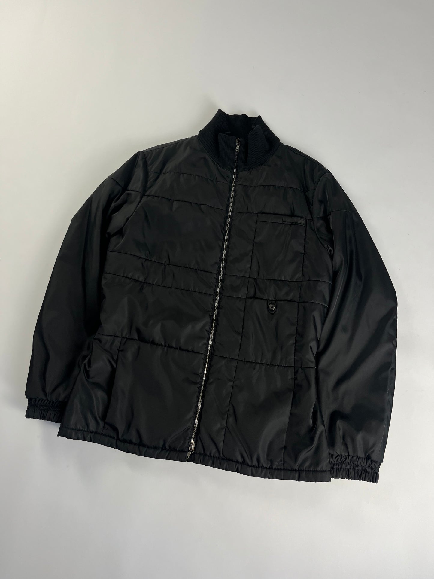 Prada Nylon Padded Blouse Bomber Jacket FW 2008 - M