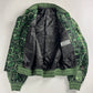 Dior Cactus Jack Sample Greenlight Snakeskin Pattern Bomber Jacket SS 2022 - M