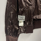 Yves Saint Laurent Rive Gauche Brown Nylon Bomber Jacket FW 2003 - M
