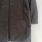 Prada Brown Nylon Double Zip Long Hooded Jacket 2000s - S