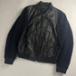Louis Vuitton Sample Black Wool Sleeves Epi Leather Bomber Jacket Pre Fall 2013 - M