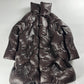 Moncler Genius x Dingyun Zhang Brown Laphia Long Down Coat - S