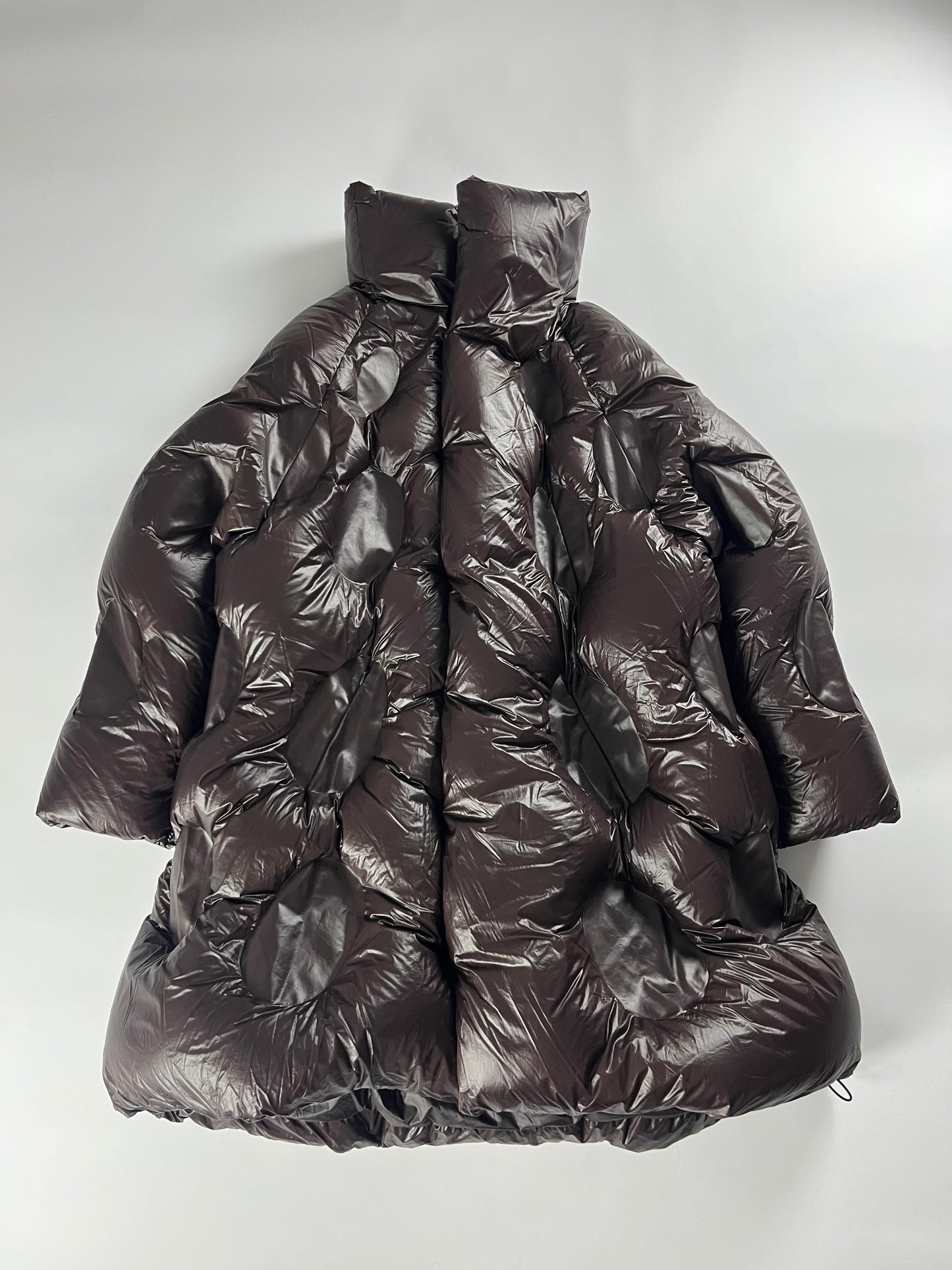 Moncler Genius x Dingyun Zhang Brown Laphia Long Down Coat - S