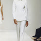 Prada Sample Asymmetrical Ivory Architectural Drape Coat FW 1995 - S