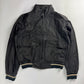 Prada Dark Grey Double Buttons High Collar Bomber Jacket SS 2007 - S