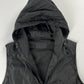 Prada Black Hooded Shell Vest 2000s - M