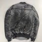 Rick Owens Dust Effect Grey Reflective Brushed Nylon Jacket - S
