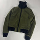 Lanvin Sample Oversize Zipper Green Bomber Jacket FW 2022 - S