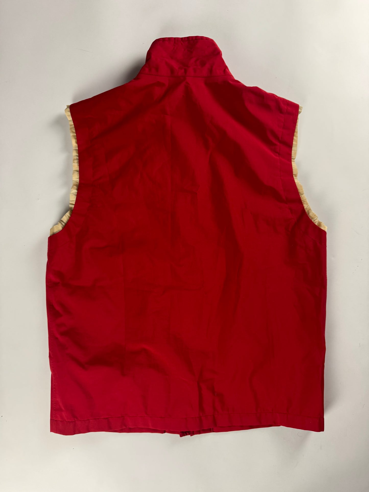 Prada Linea Rossa Gore Tex Red Nylon Vest SS 2000 - L