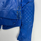 Balenciaga Nicolas Ghesquière Perfecto Royal Blue Leather Cobalt Rider SS 2011 - XS
