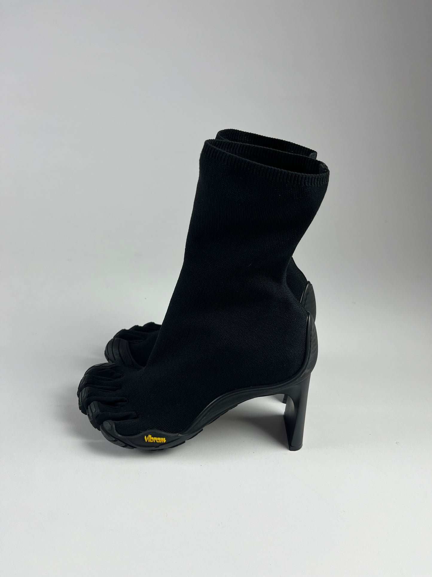 Balenciaga Vibram Black Heeled FiveFingers Toe Boots FW 2020 - 37 EU