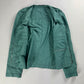 Hermès Sample Turquoise Lightweight V Neck Blouson Exposed Stitching SS 2022 - M