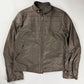 Louis Vuitton Brown Damier Quilted Gold Detail Racer Jacket FW 2007 - L