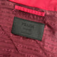 Prada Red Nylon Inside Monogram Work Trucker Jacket - L
