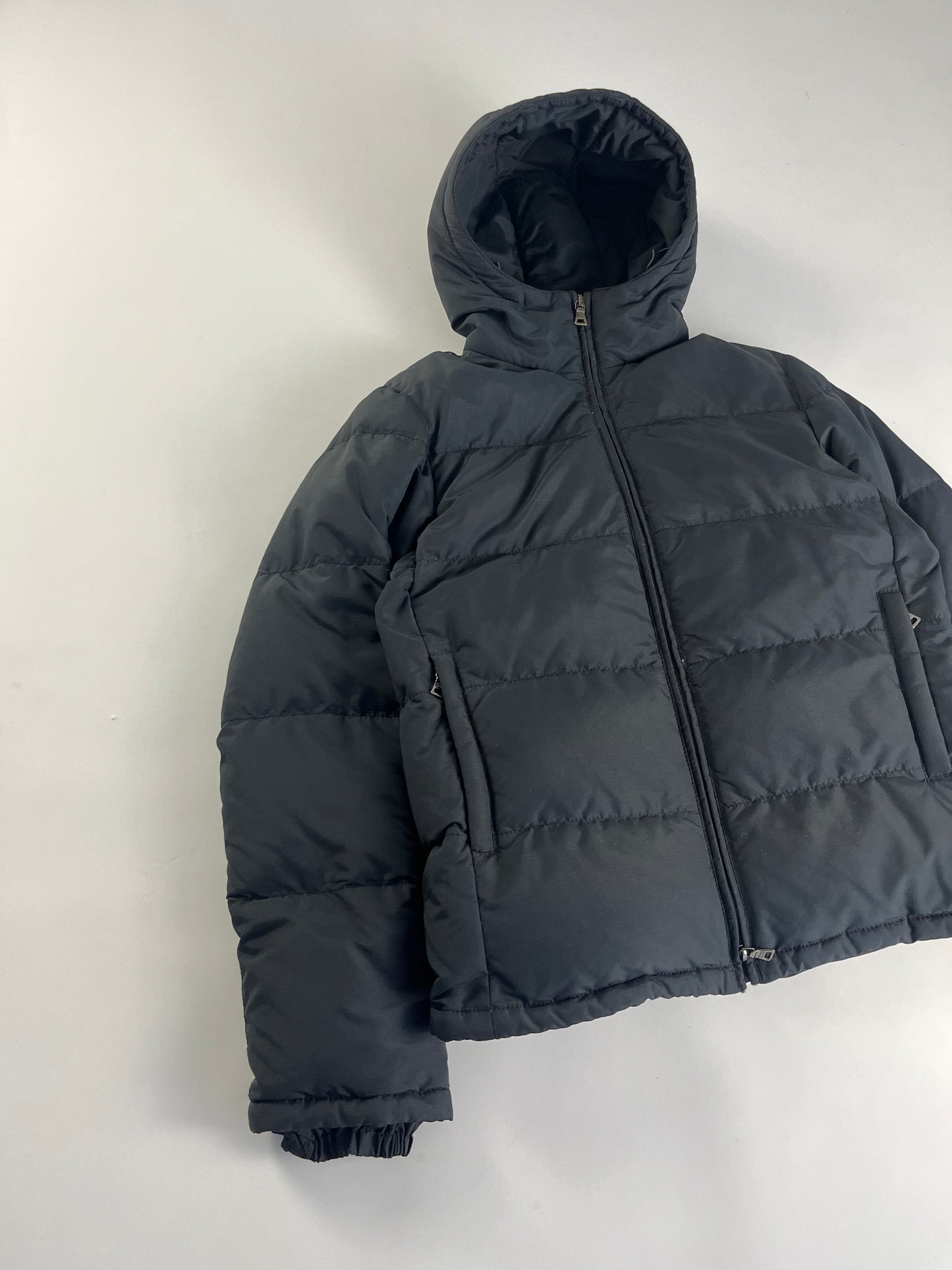 Prada Essential Dark Grey Puffer Down Jacket FW 2006 - XS