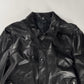 Dior Homme Dark Aviator Leather Trucker Jacket SS 2008 - M