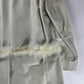Prada White Heaven Fur Trimmed Pony Hair Leather Coat 1990s - S