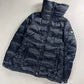 Prada Milano Triangle Logo Navy Puffer Turtleneck Jacket FW 2010 - S