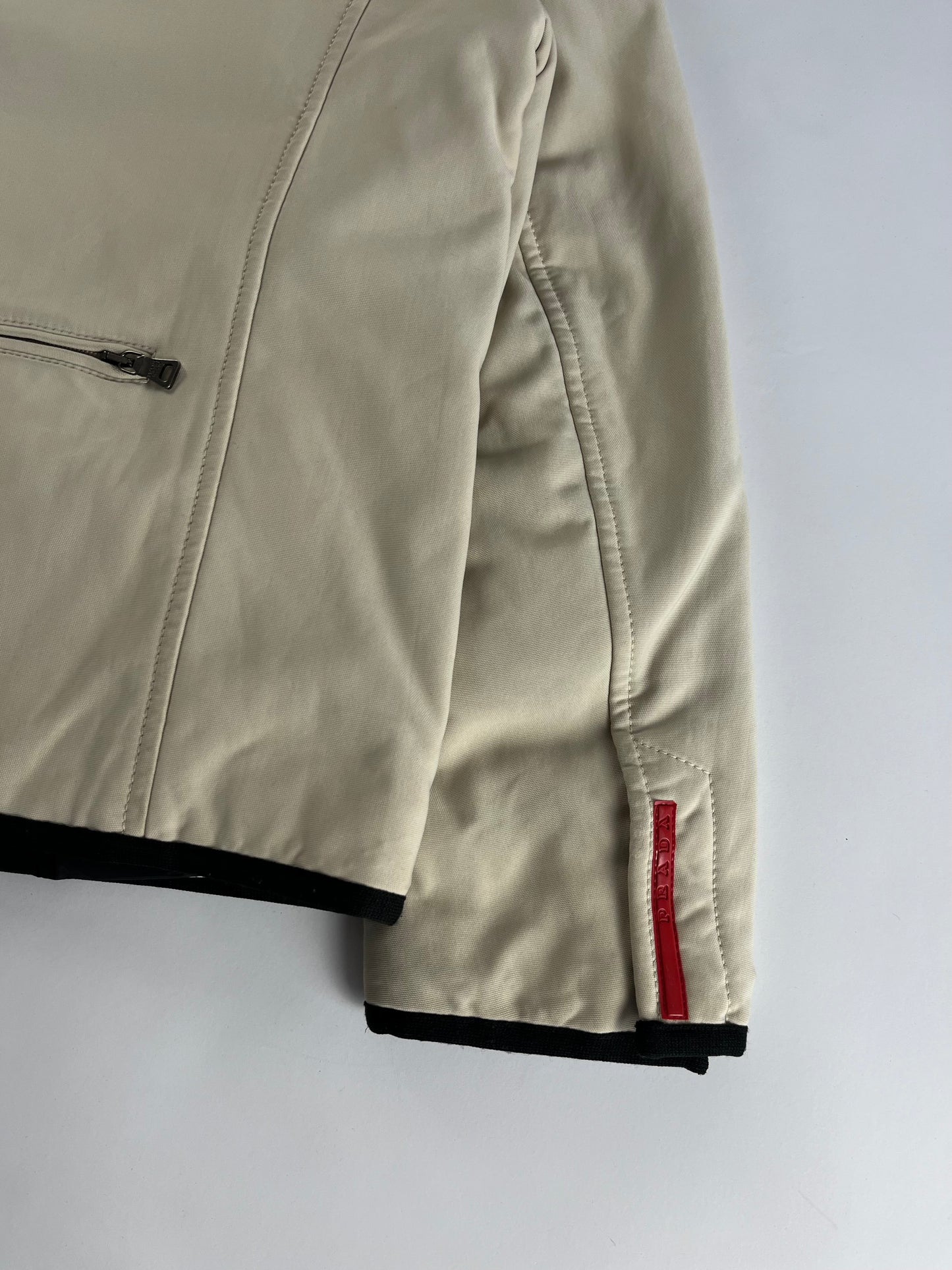 Prada Linea Rossa Cream Strapped Jacket FW 1999 - S