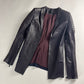 Haider Ackermann Biker Tailored Purple Leather Jacket FW 2012 - S